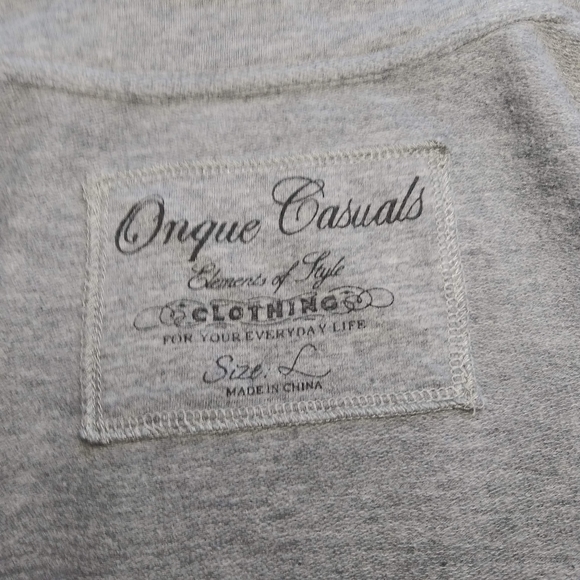 Grey 3/4 Sleeve Jacket Size Large - Picture 5 of 9